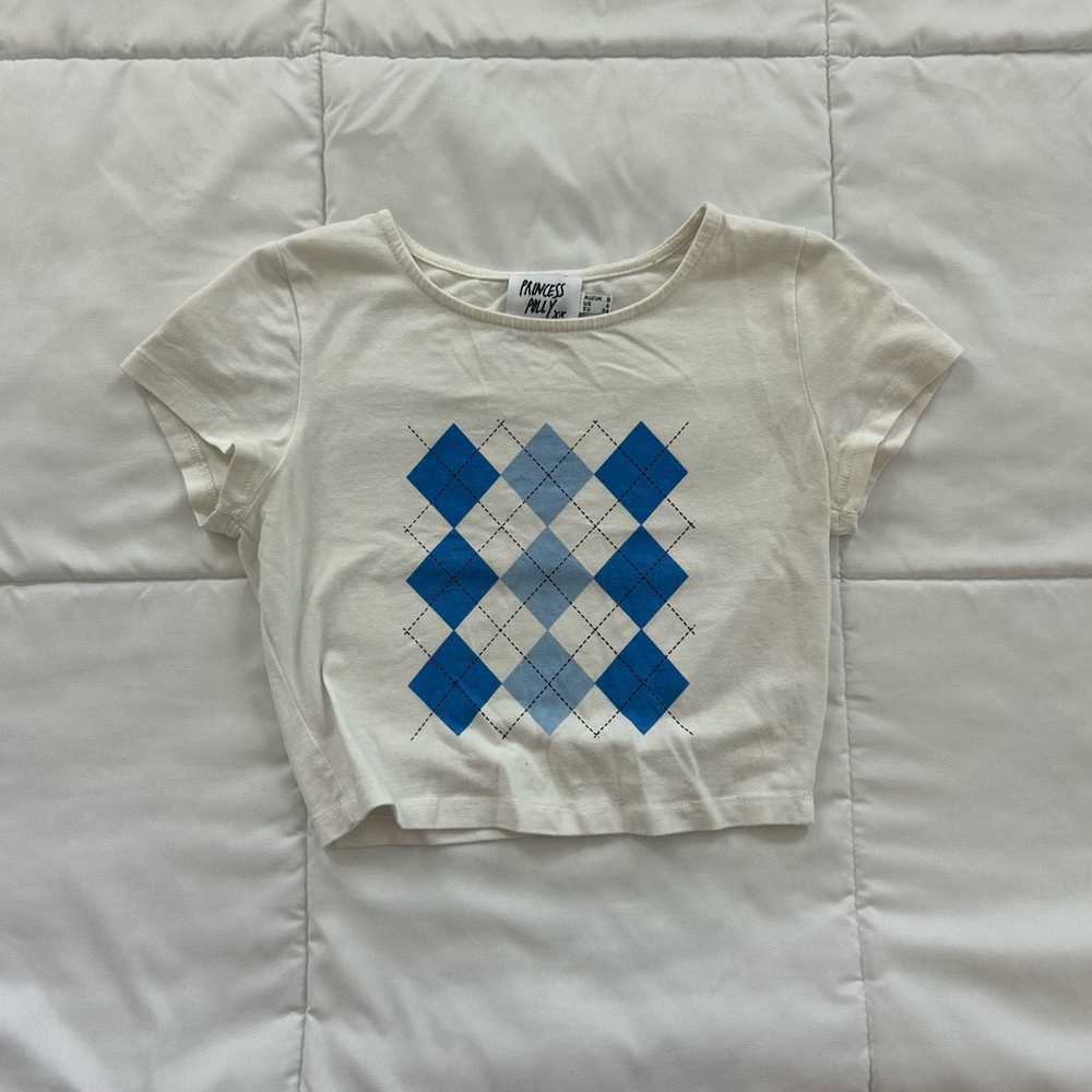 Princess Polly Argyle baby tee
